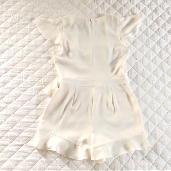 Parker | catherine flutter sleeve romper - Picture 6 of 8